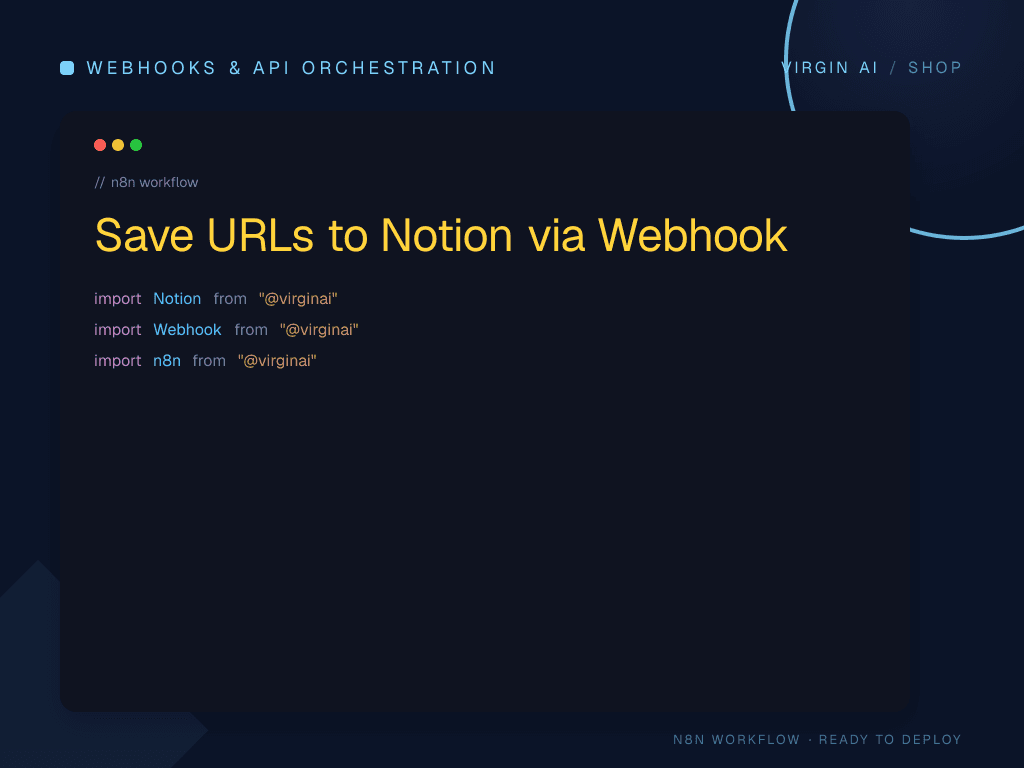 Save URLs to Notion via Webhook
