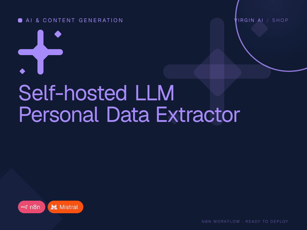 Self-hosted LLM Personal Data Extractor