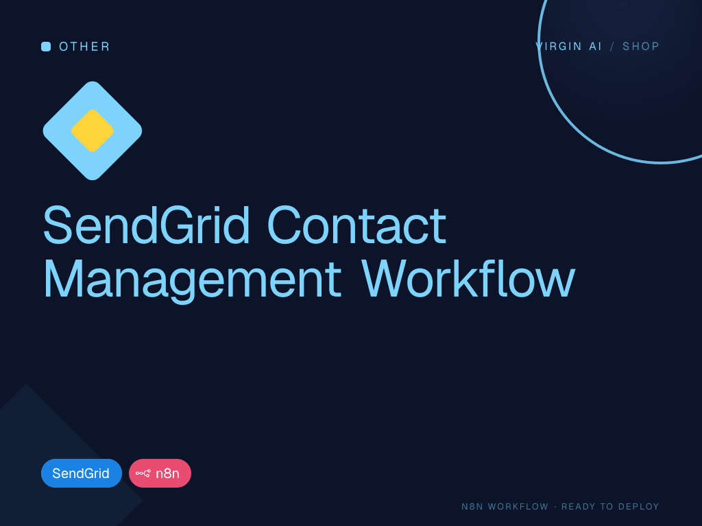 SendGrid Contact Management Workflow