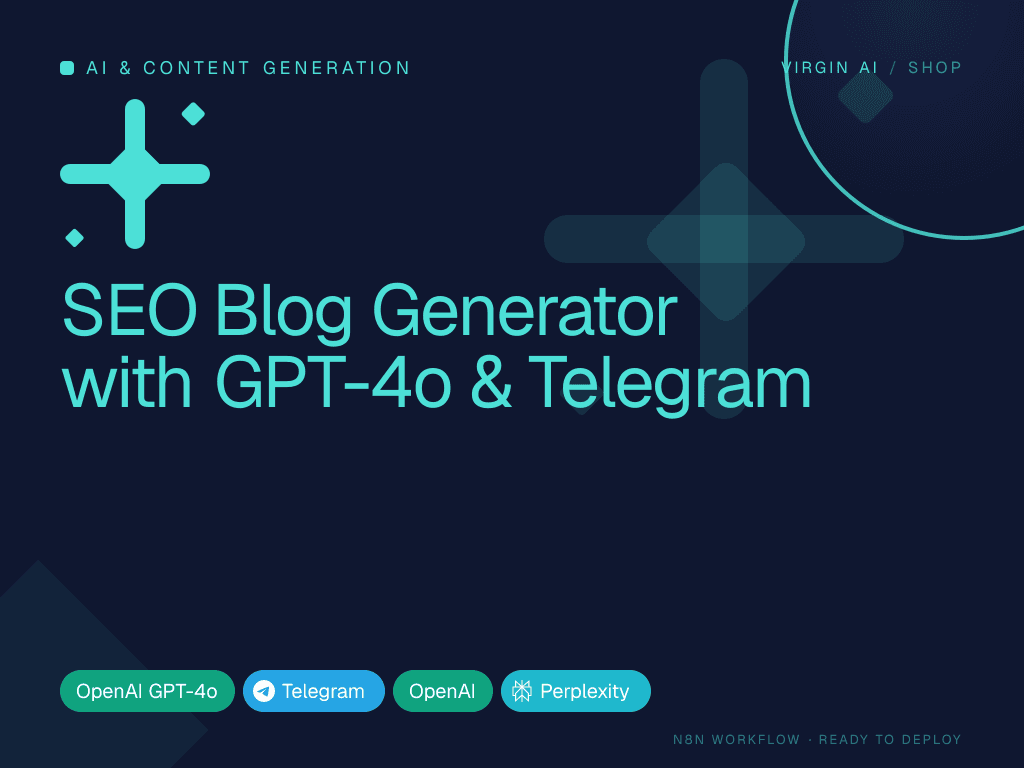 SEO Blog Generator with GPT-4o & Telegram
