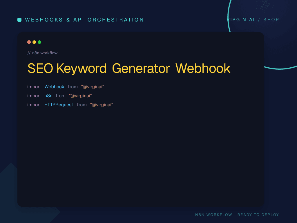 SEO Keyword Generator Webhook