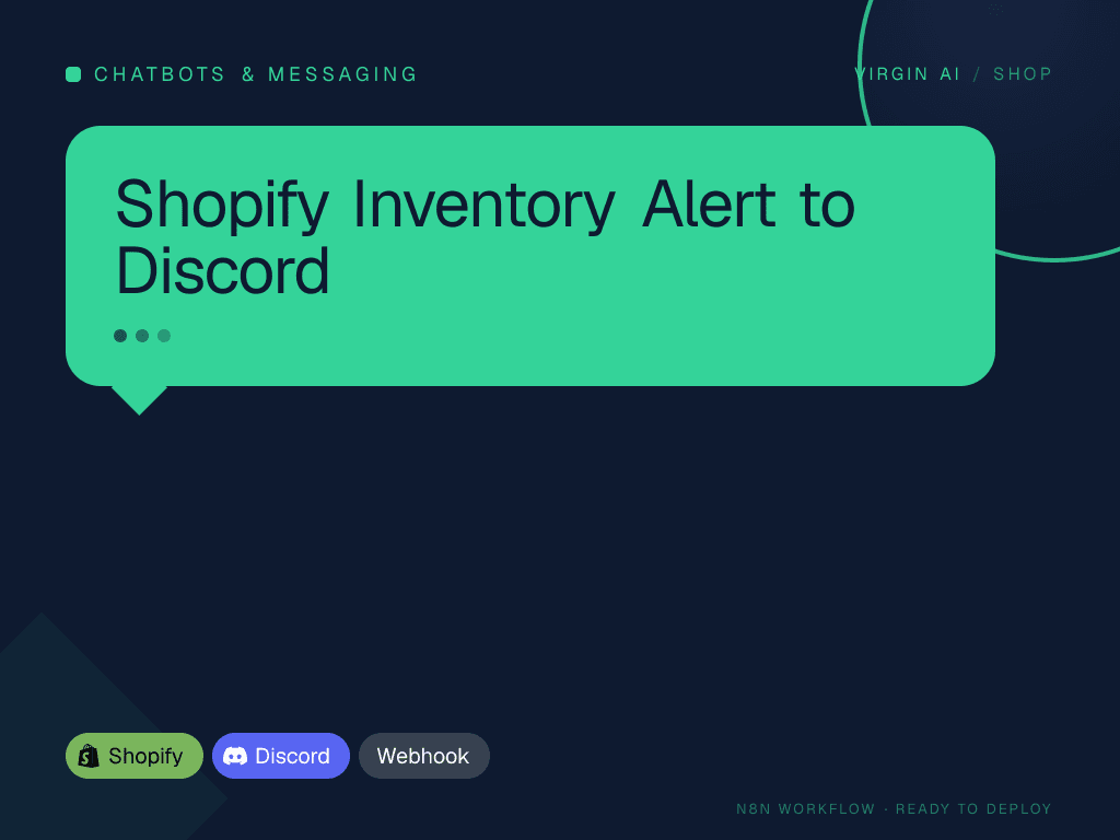 Shopify Inventory Alert to Discord