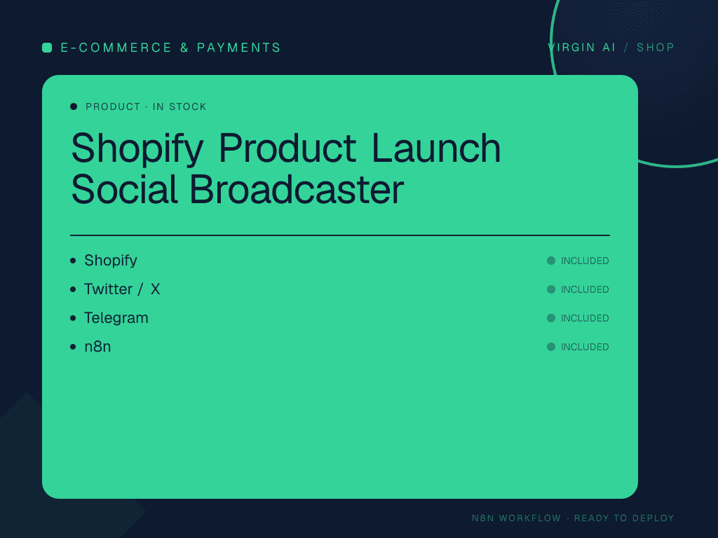 Shopify Product Launch Social Broadcaster