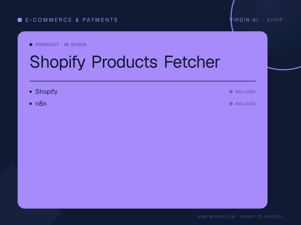 Shopify Products Fetcher
