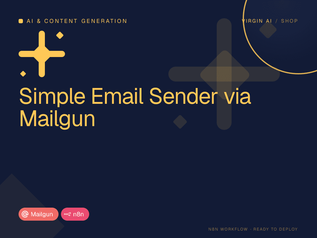 Simple Email Sender via Mailgun