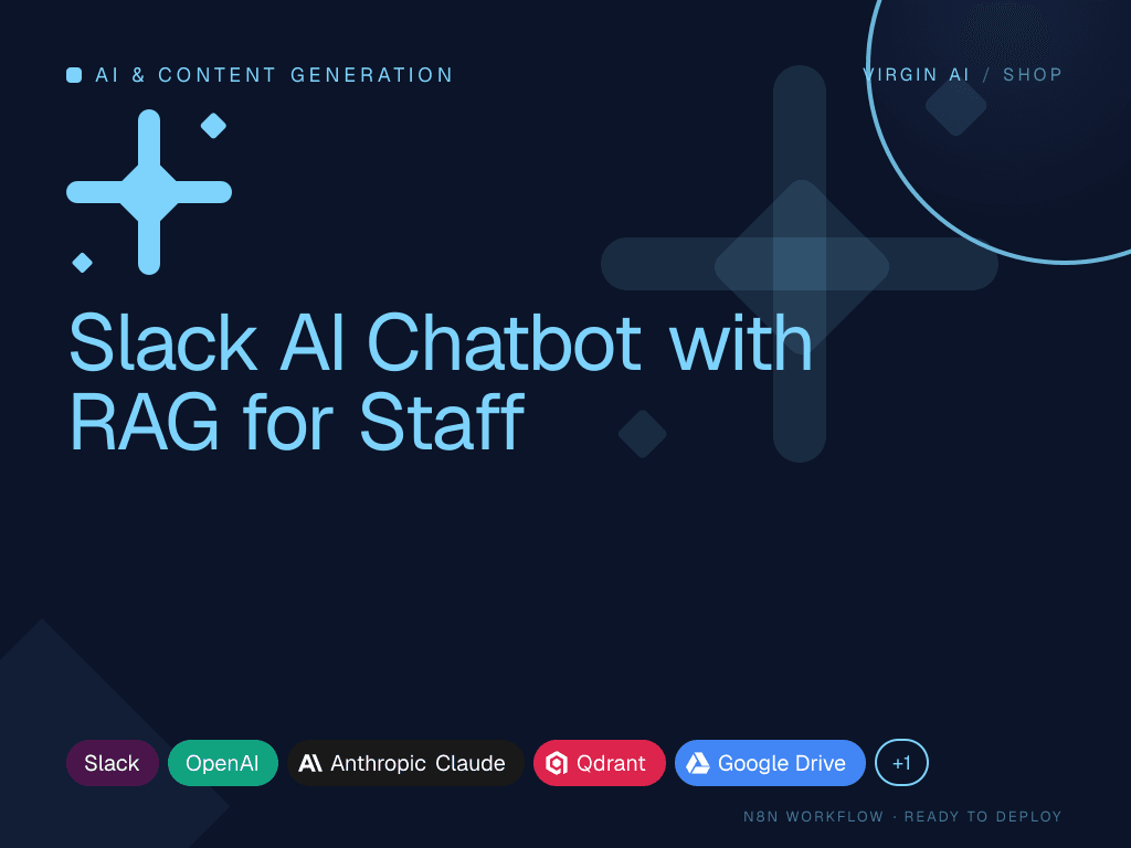 Slack AI Chatbot with RAG for Staff