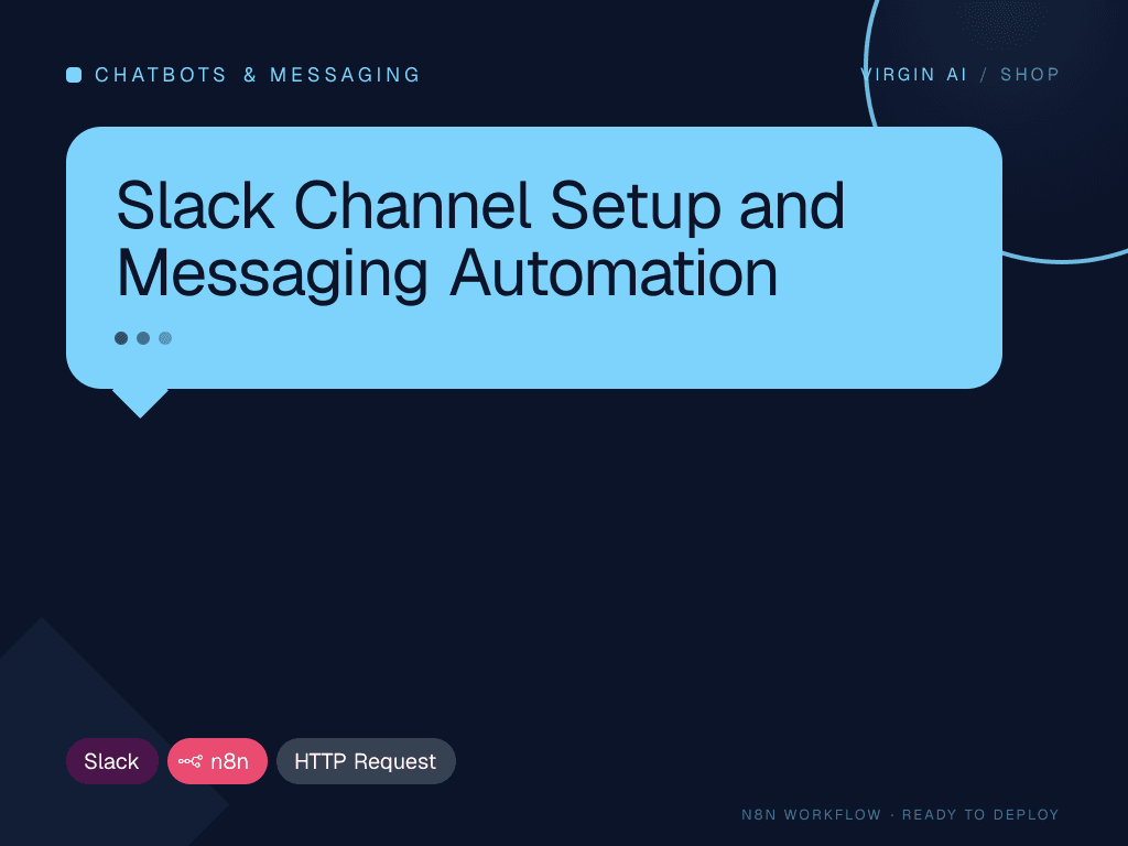Slack Channel Setup and Messaging Automation