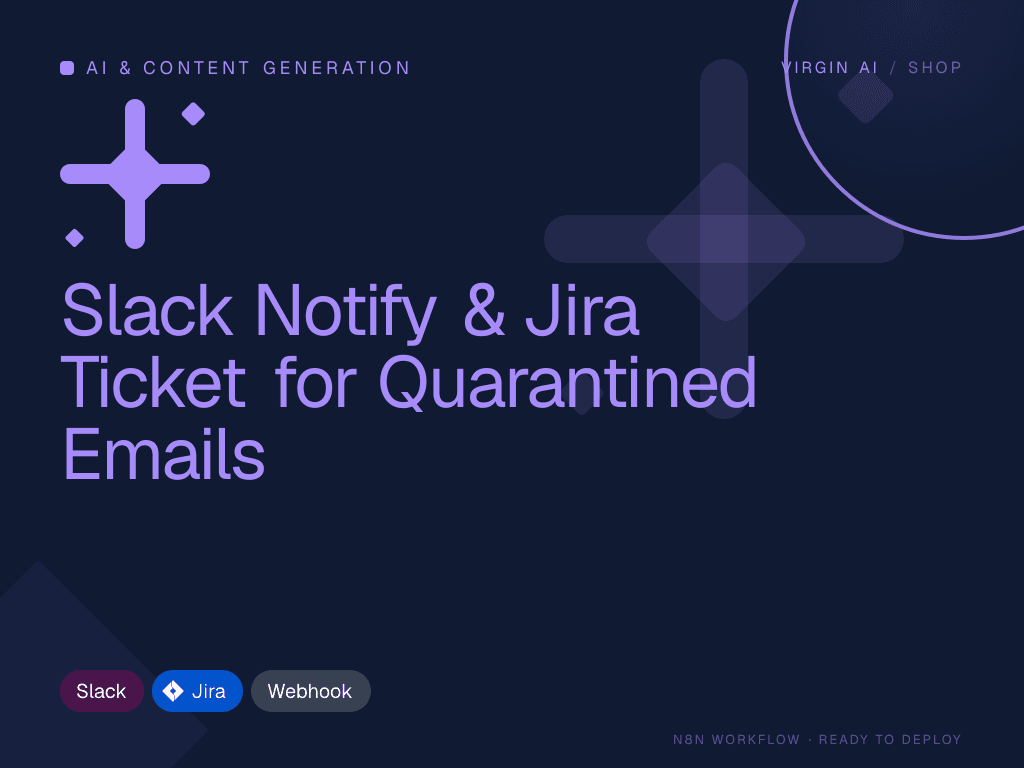 Slack Notify & Jira Ticket for Quarantined Emails