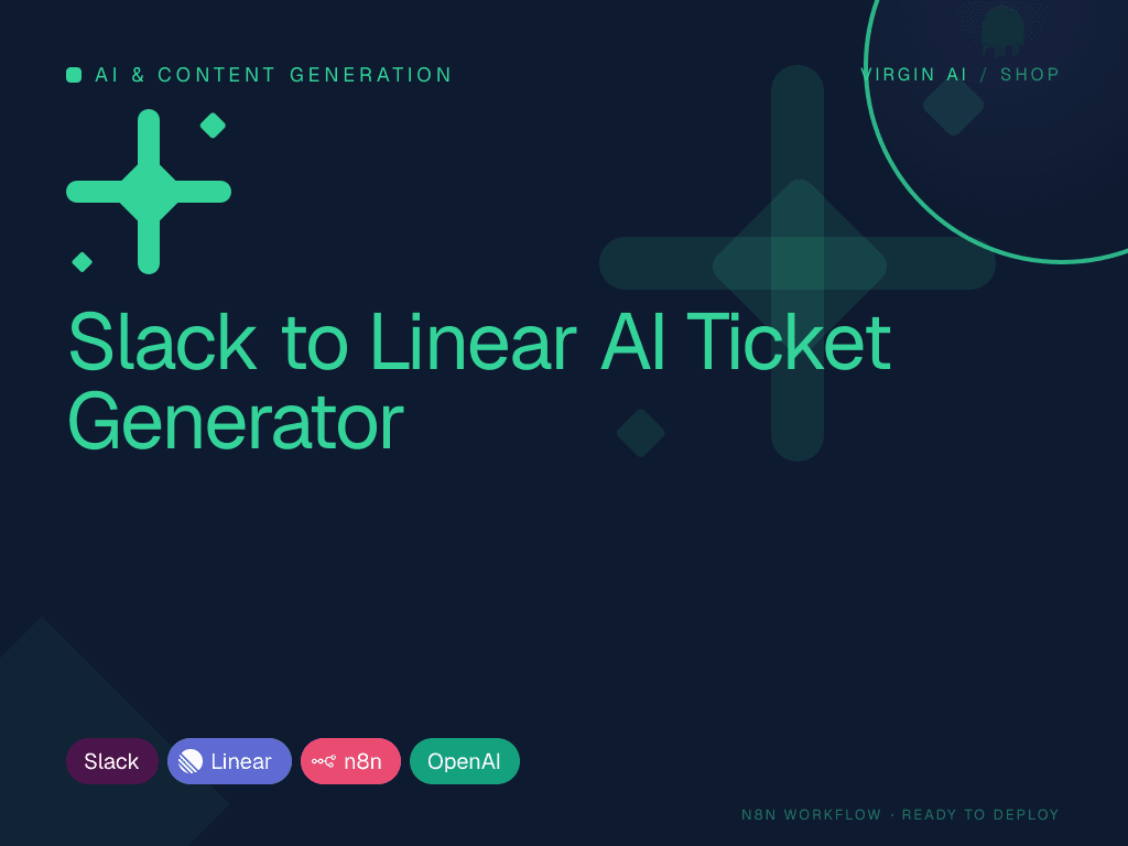 Slack to Linear AI Ticket Generator