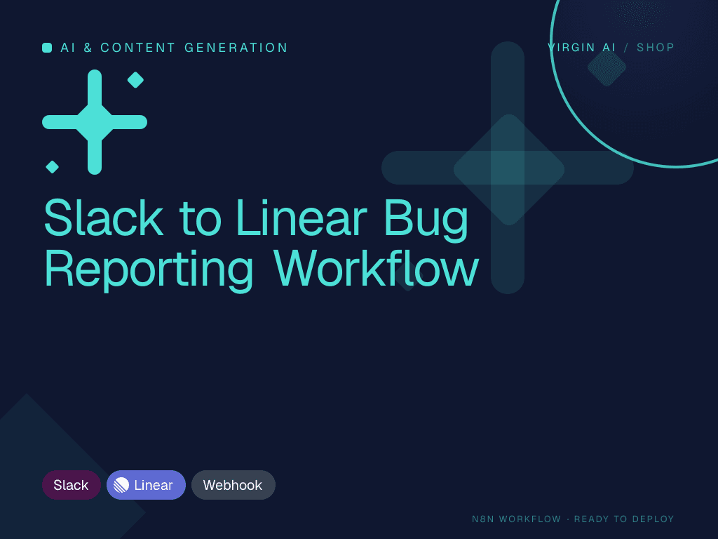 Slack to Linear Bug Reporting Workflow