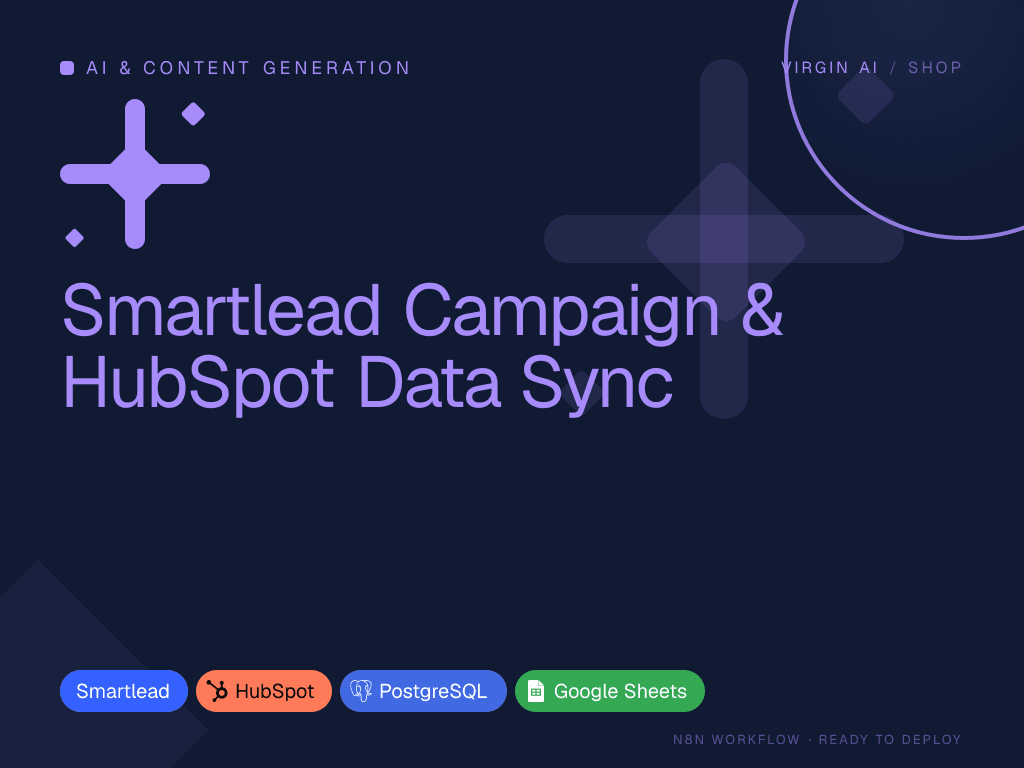 Smartlead Campaign & HubSpot Data Sync
