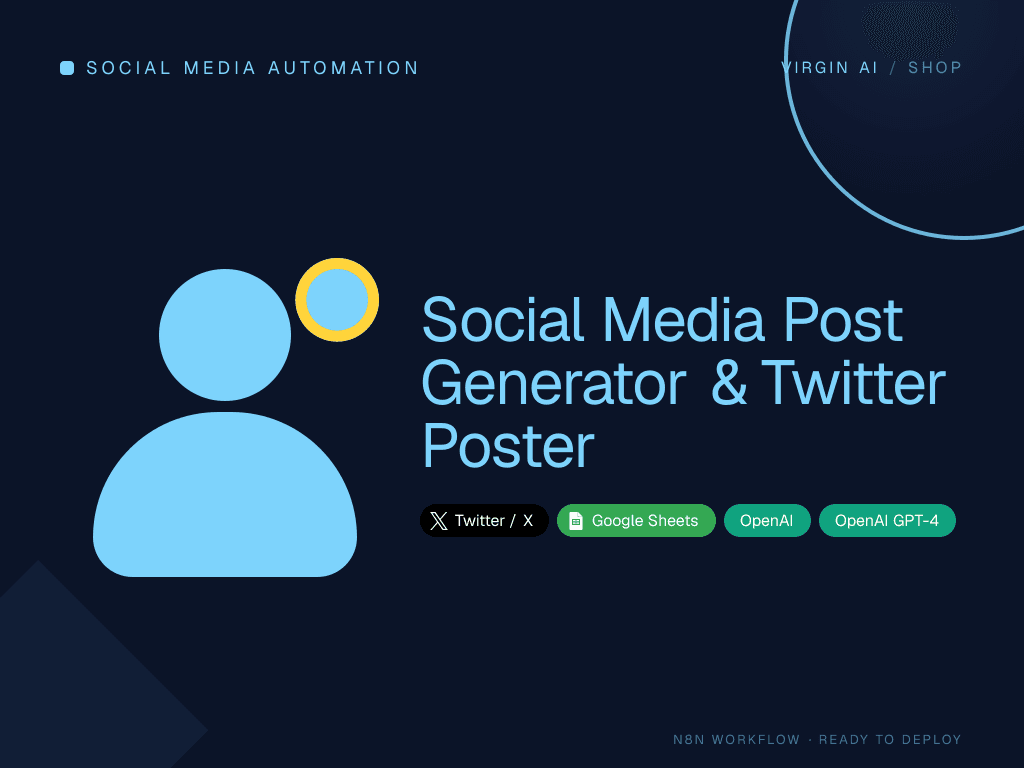 Social Media Post Generator & Twitter Poster