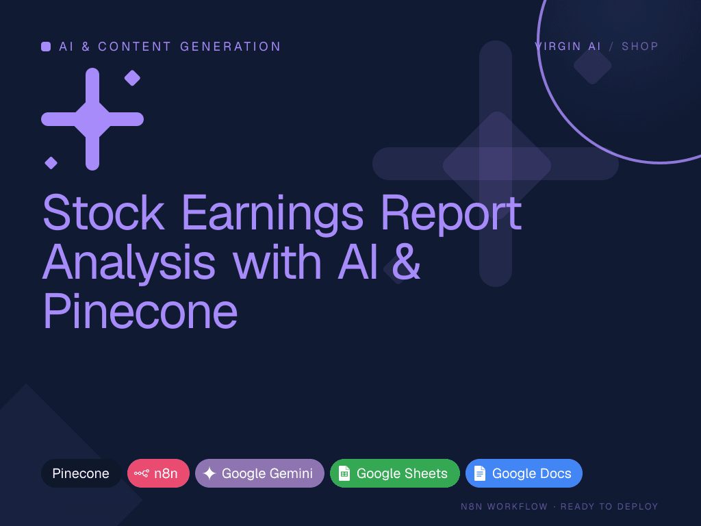 Stock Earnings Report Analysis with AI & Pinecone