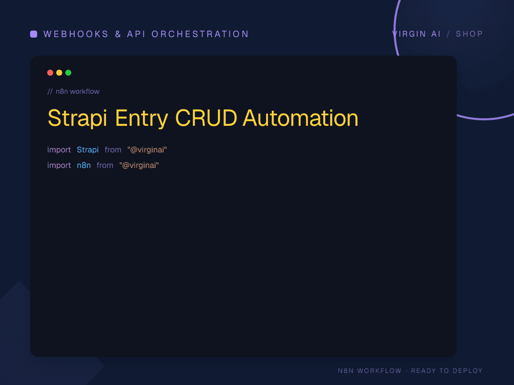 Strapi Entry CRUD Automation