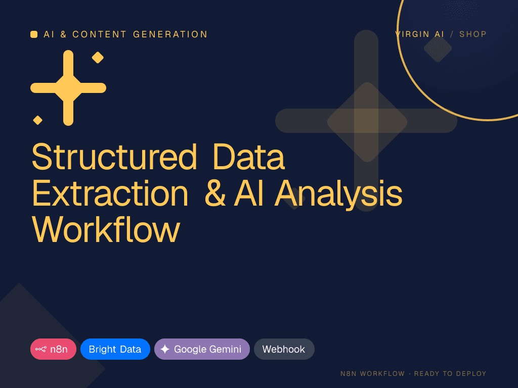 Structured Data Extraction & AI Analysis Workflow