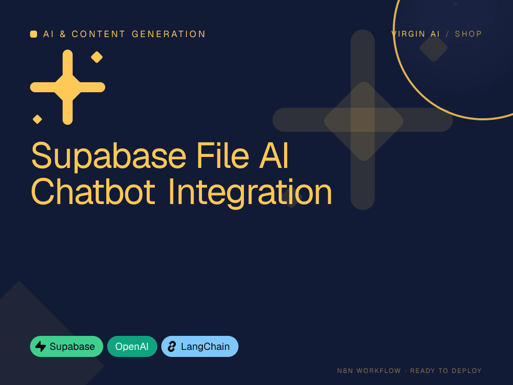 Supabase File AI Chatbot Integration