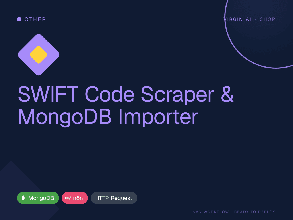 SWIFT Code Scraper & MongoDB Importer