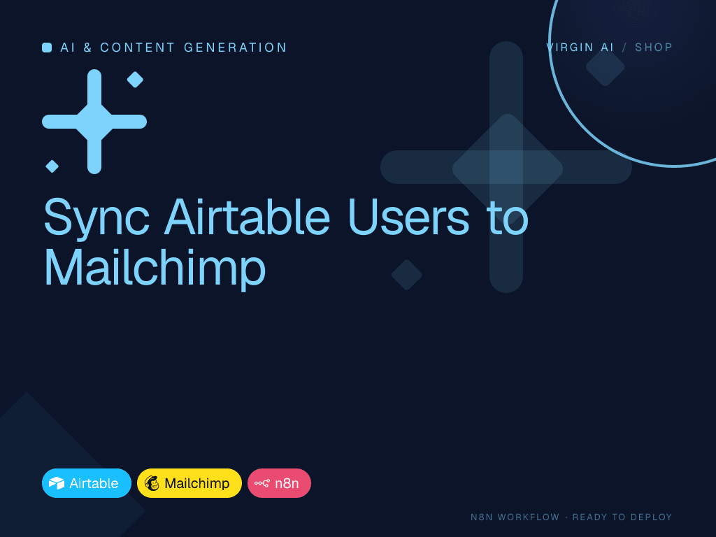 Sync Airtable Users to Mailchimp