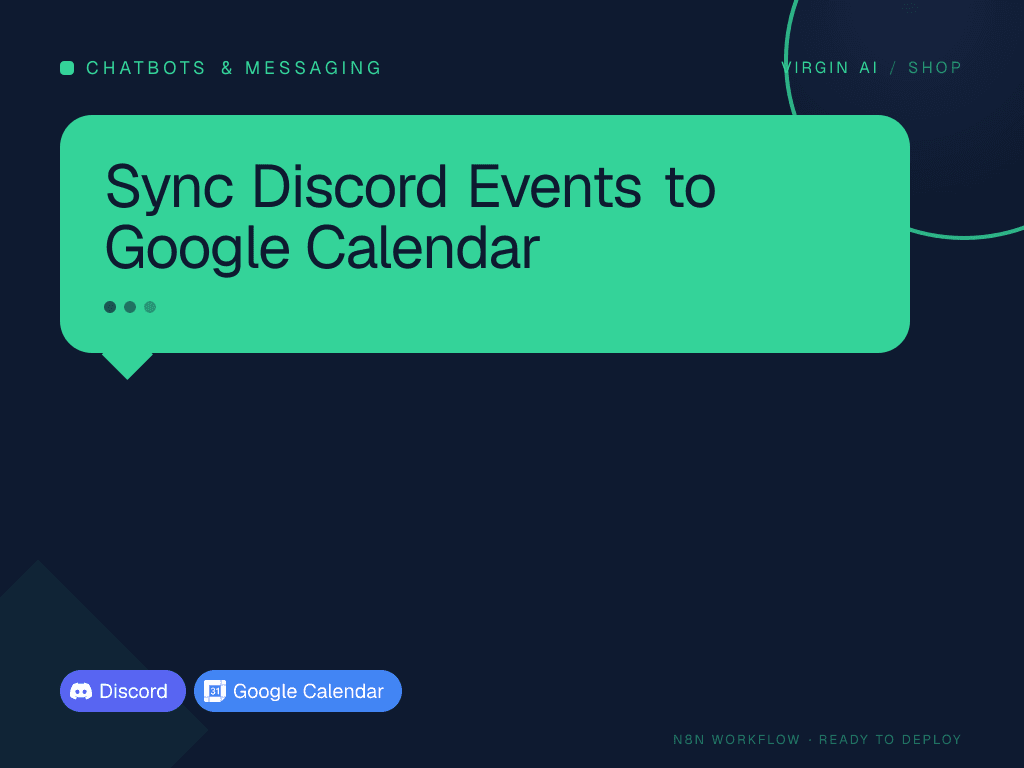 Sync Discord Events to Google Calendar