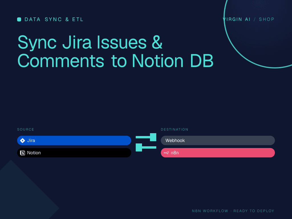 Sync Jira Issues & Comments to Notion DB