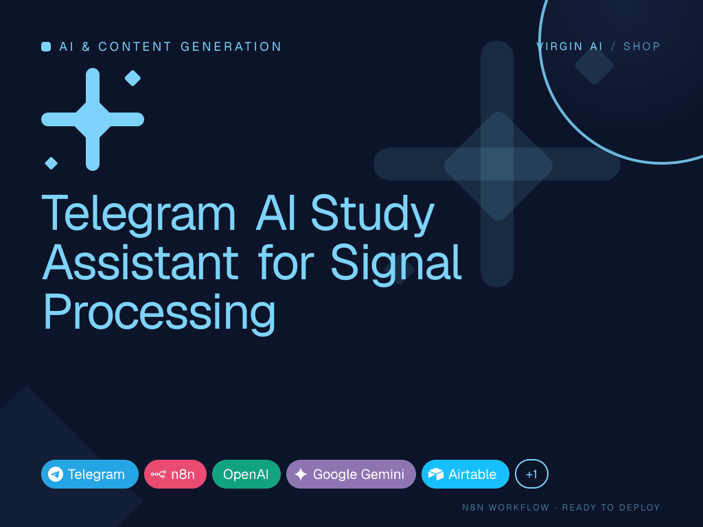 Telegram AI Study Assistant for Signal Processing