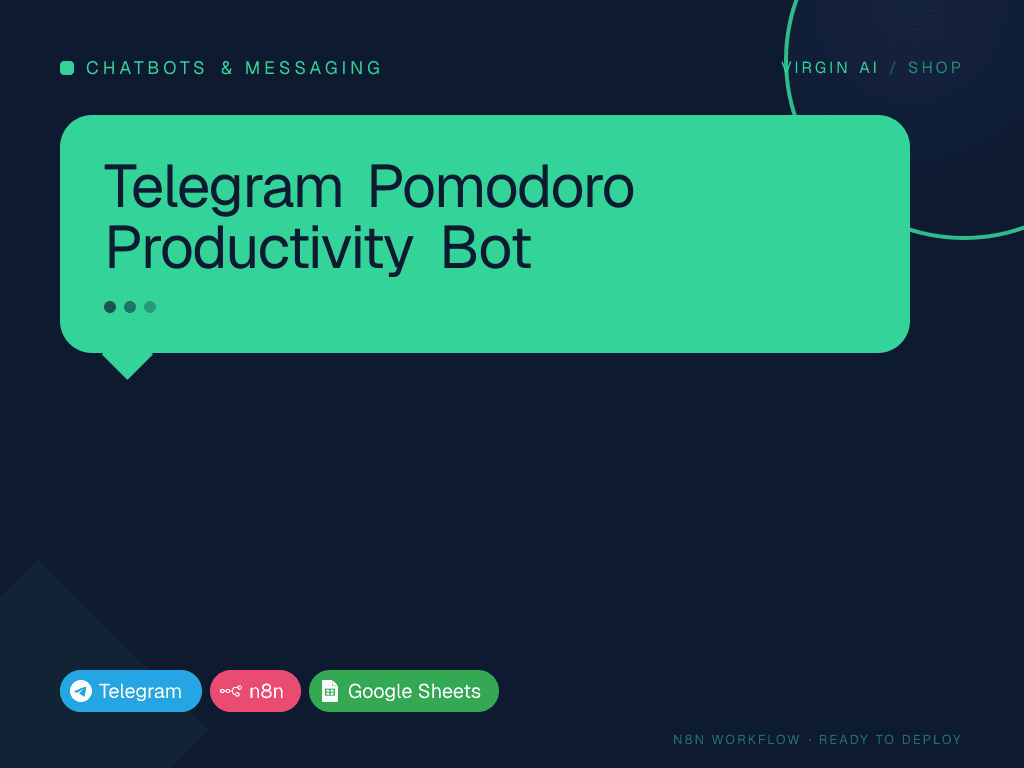 Telegram Pomodoro Productivity Bot