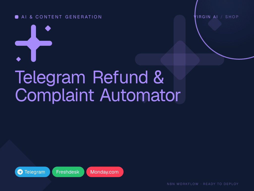Telegram Refund & Complaint Automator