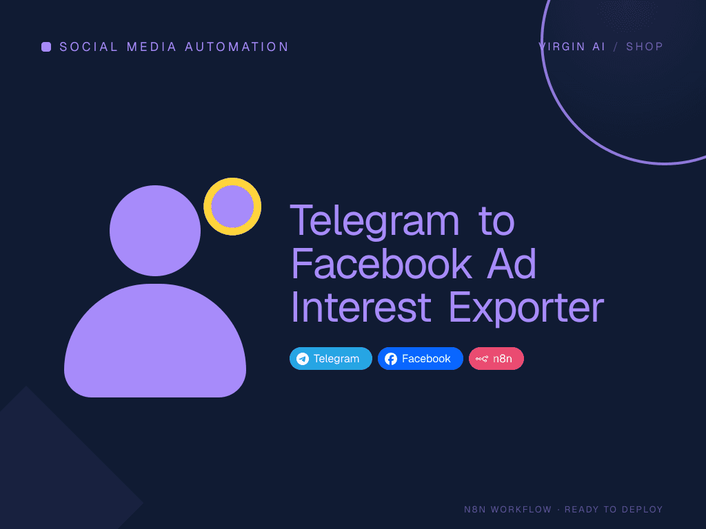 Telegram to Facebook Ad Interest Exporter