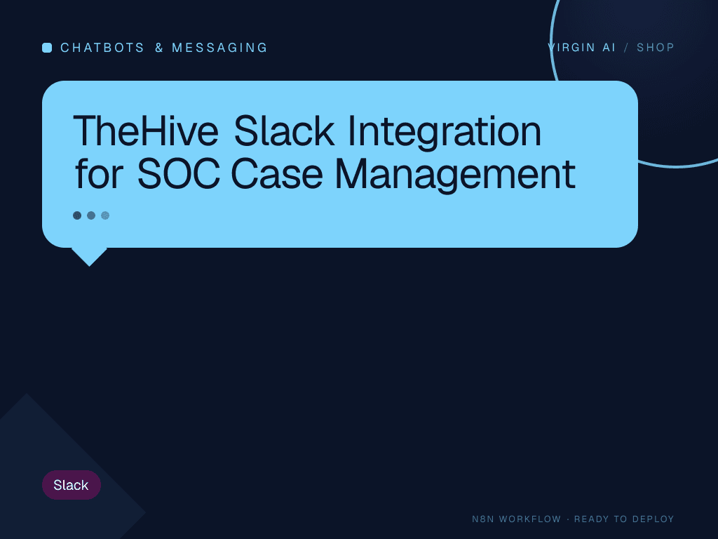 TheHive Slack Integration for SOC Case Management