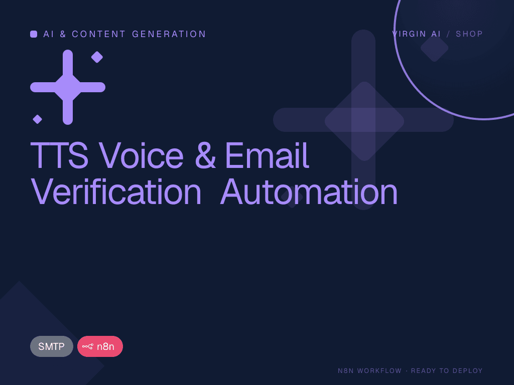 TTS Voice & Email Verification Automation
