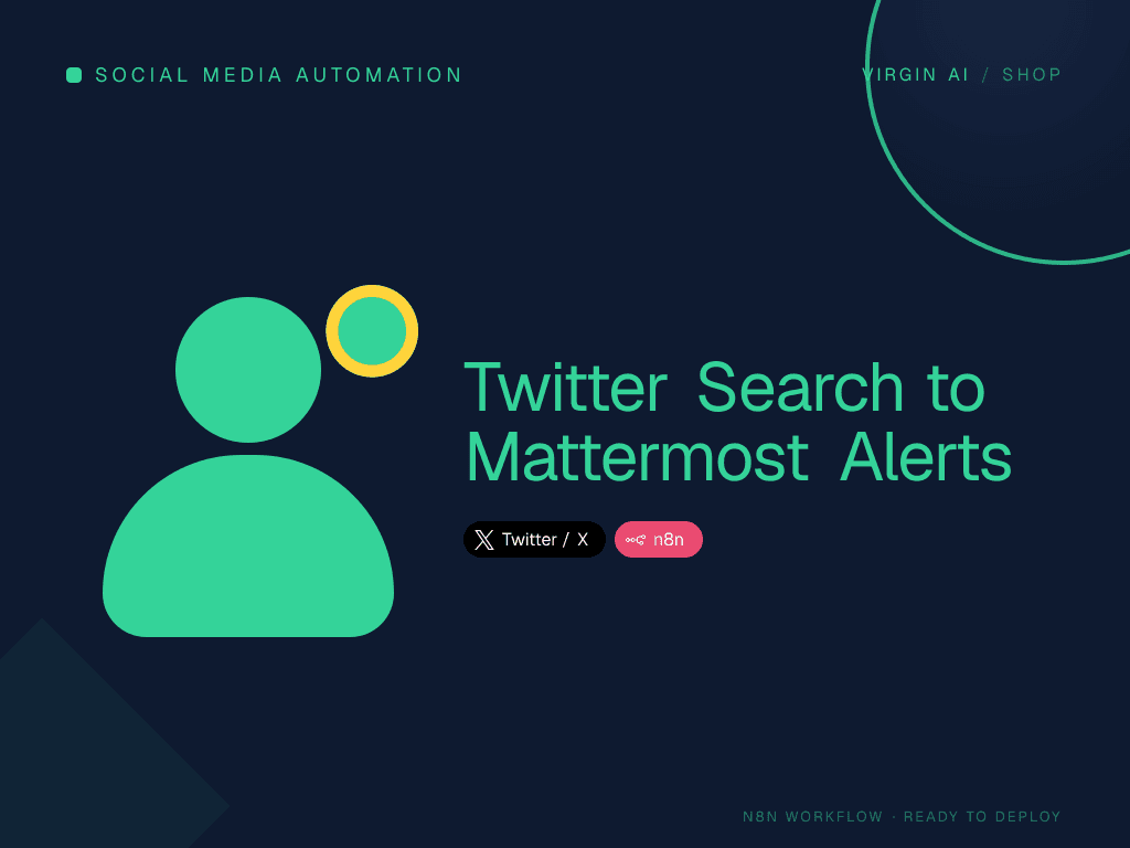 Twitter Search to Mattermost Alerts