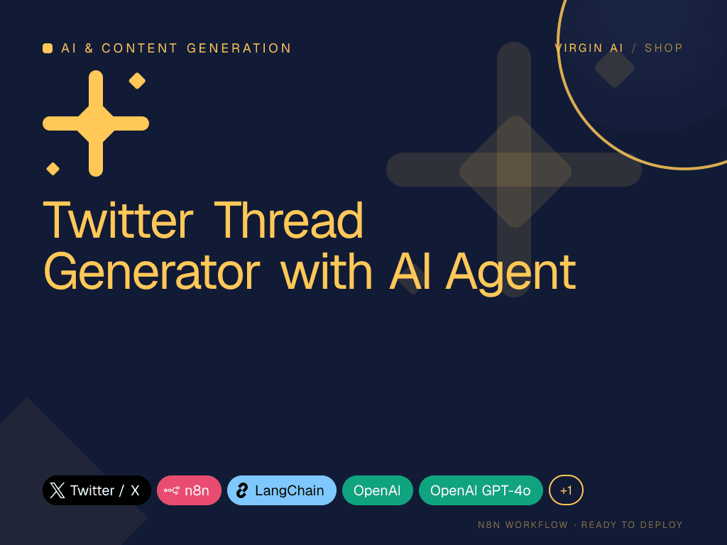 Twitter Thread Generator with AI Agent