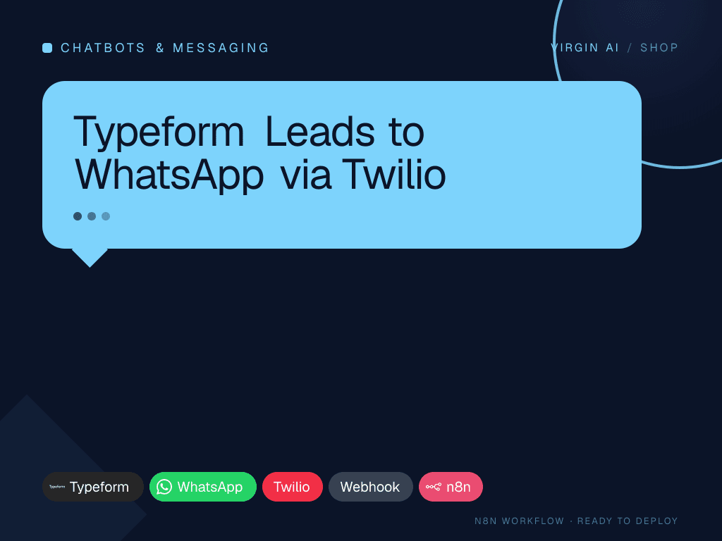 Typeform Leads to WhatsApp via Twilio