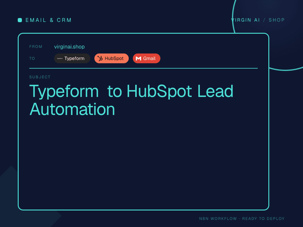 Typeform to HubSpot Lead Automation