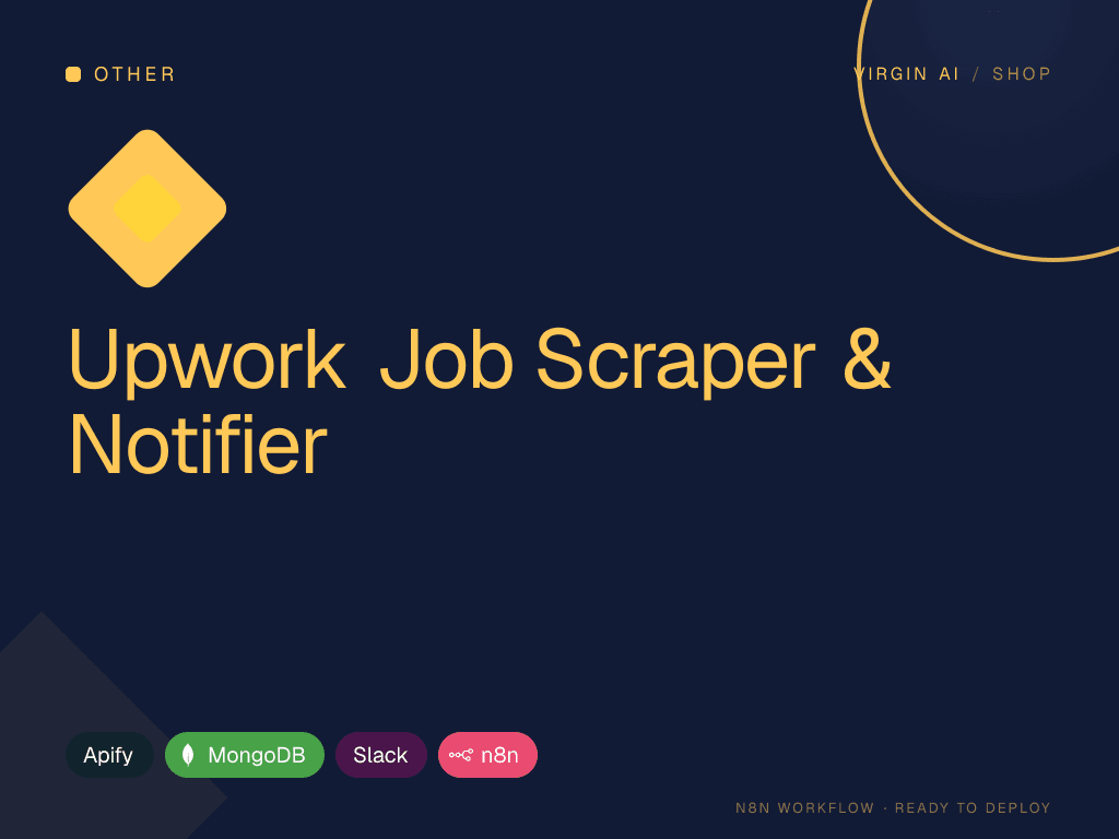Upwork Job Scraper & Notifier