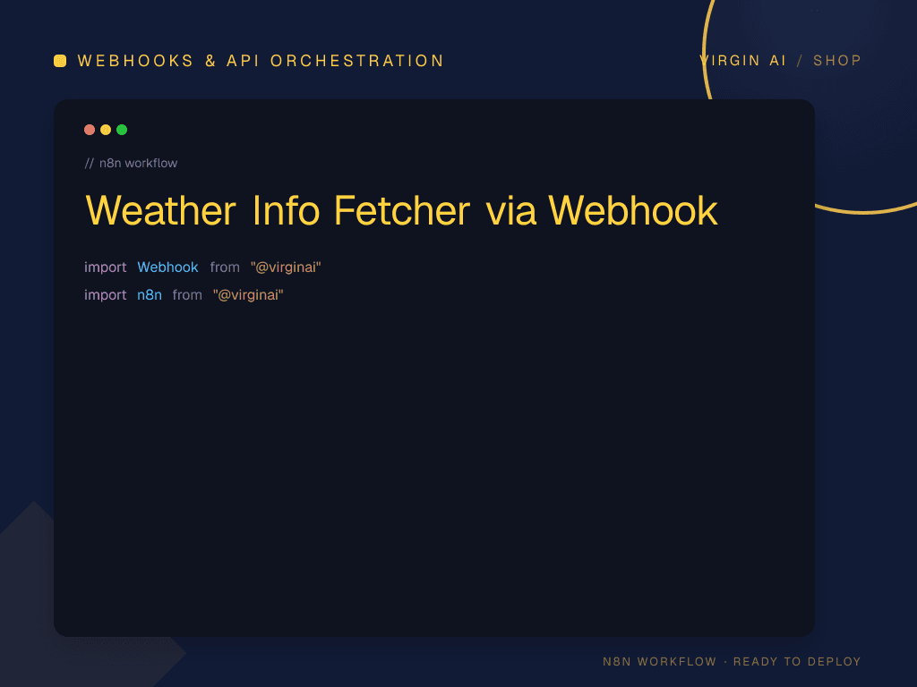 Weather Info Fetcher via Webhook