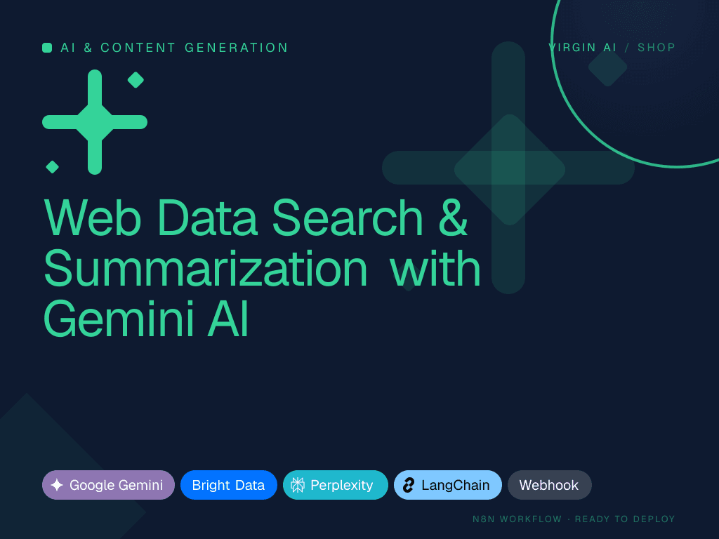 Web Data Search & Summarization with Gemini AI