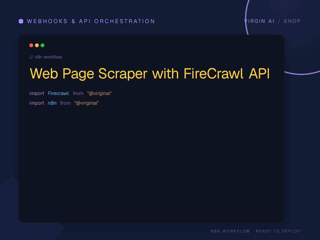Web Page Scraper with FireCrawl API