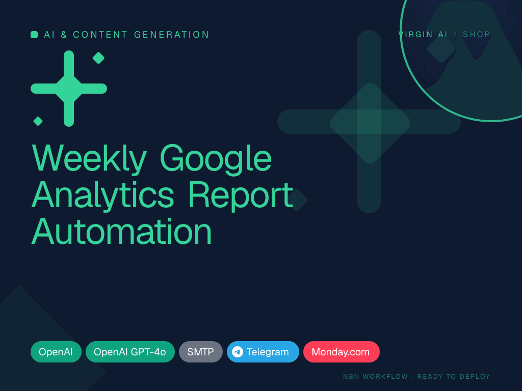 Weekly Google Analytics Report Automation