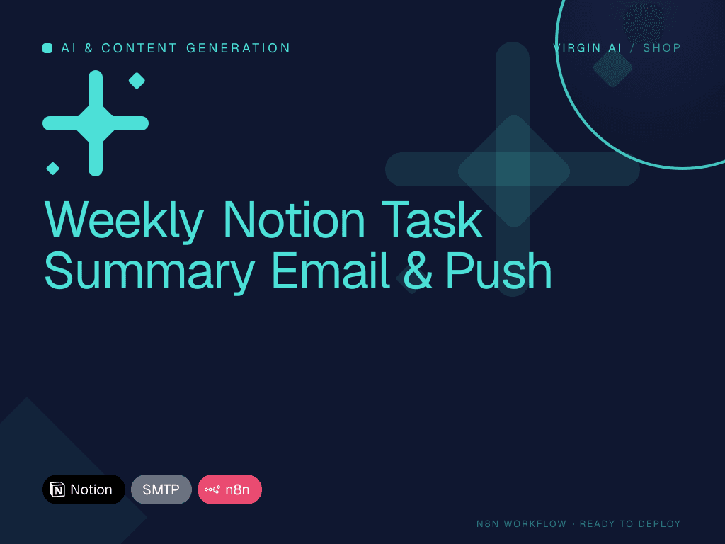 Weekly Notion Task Summary Email & Push