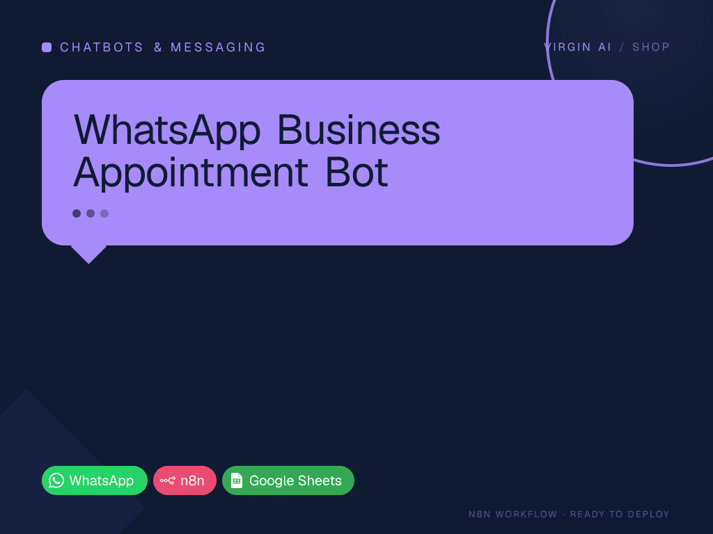 WhatsApp Business Appointment Bot