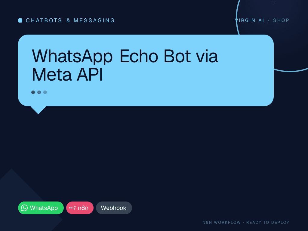 WhatsApp Echo Bot via Meta API