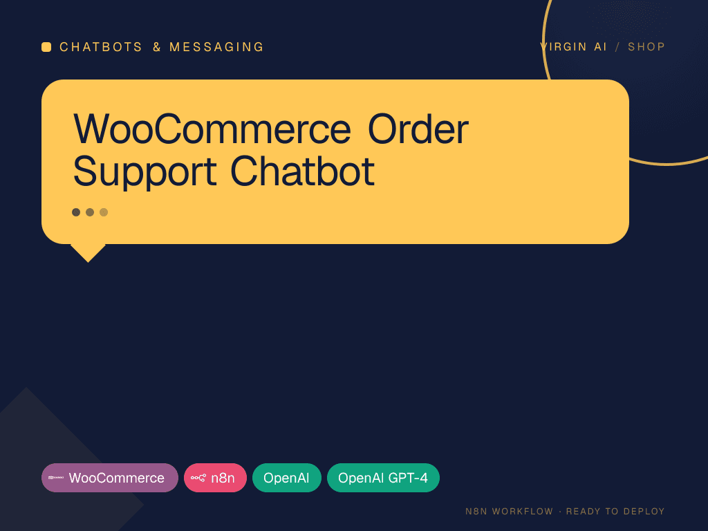 WooCommerce Order Support Chatbot