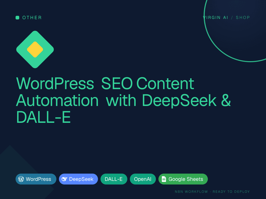 WordPress SEO Content Automation with DeepSeek & DALL-E