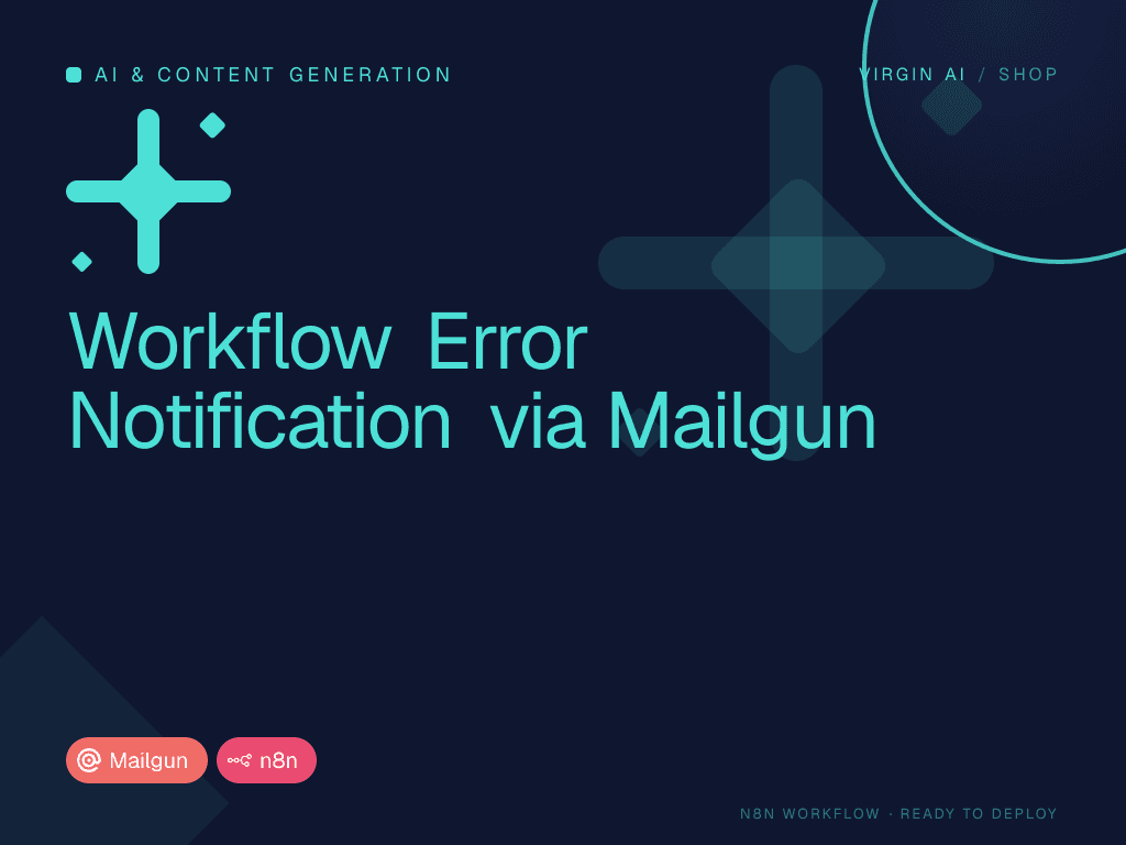 Workflow Error Notification via Mailgun