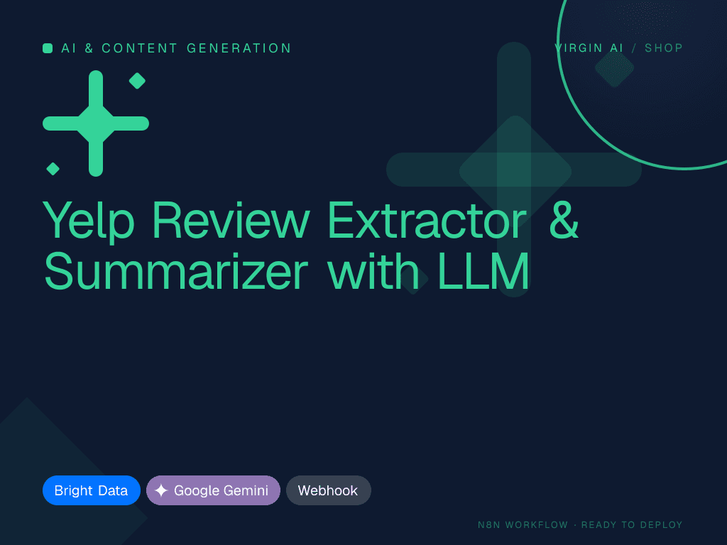 Yelp Review Extractor & Summarizer with LLM