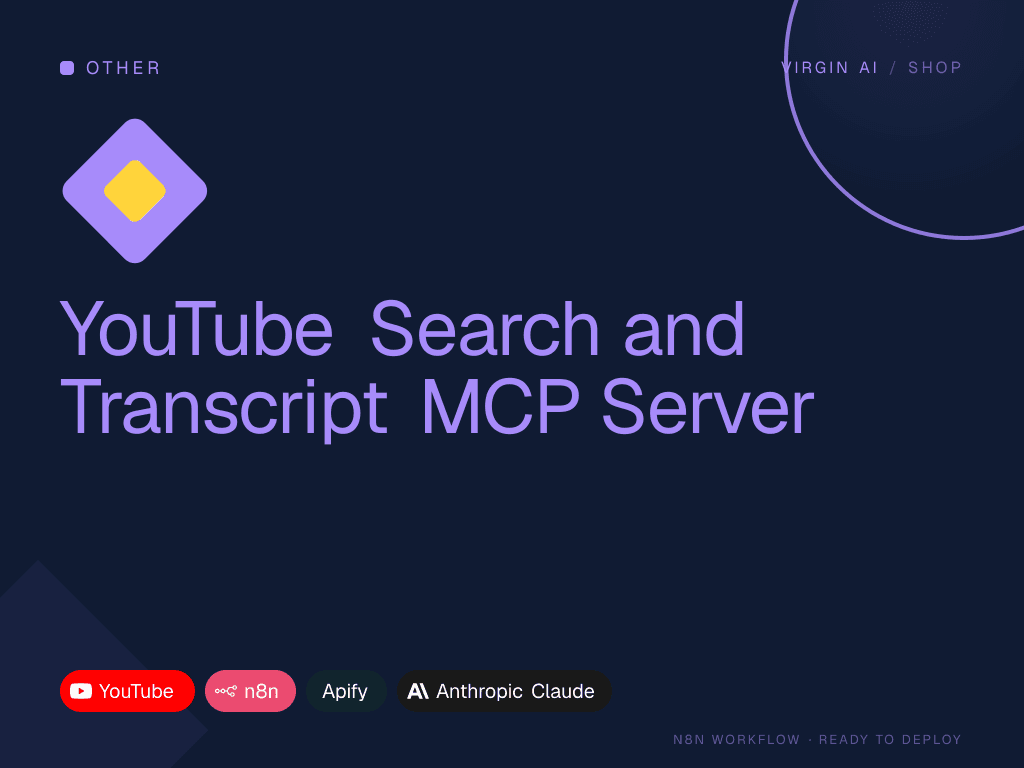 YouTube Search and Transcript MCP Server