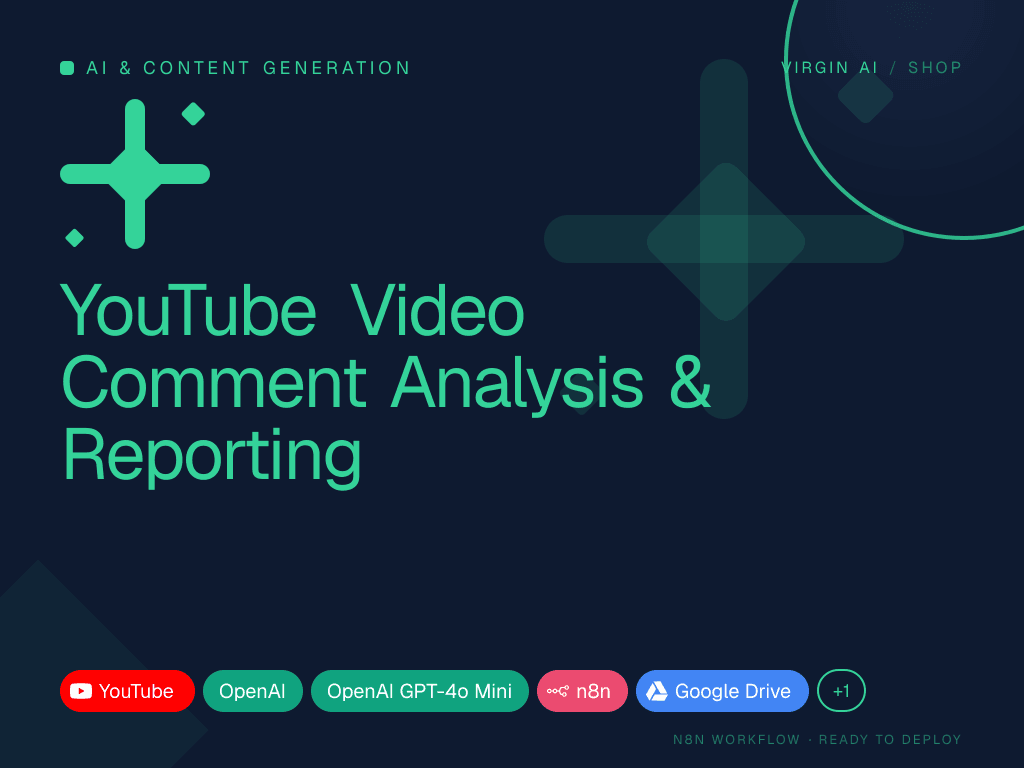 YouTube Video Comment Analysis & Reporting