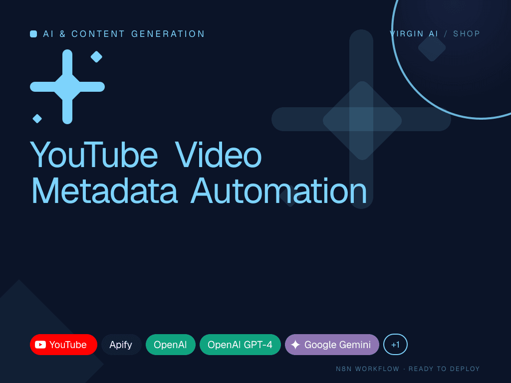 YouTube Video Metadata Automation