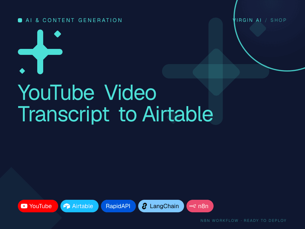 YouTube Video Transcript to Airtable